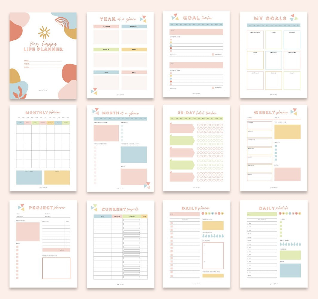 life-planner-template-for-canva-commercial-license-clementine-creative