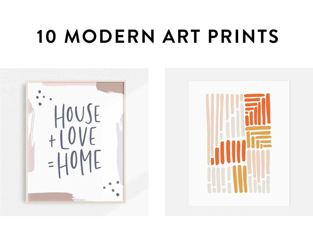 Modern Art Prints for your Living Room Walls
