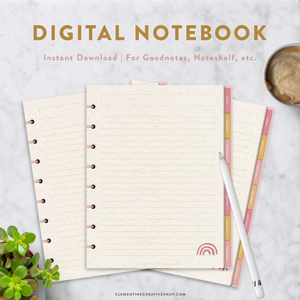 digital notebook for goodnotes