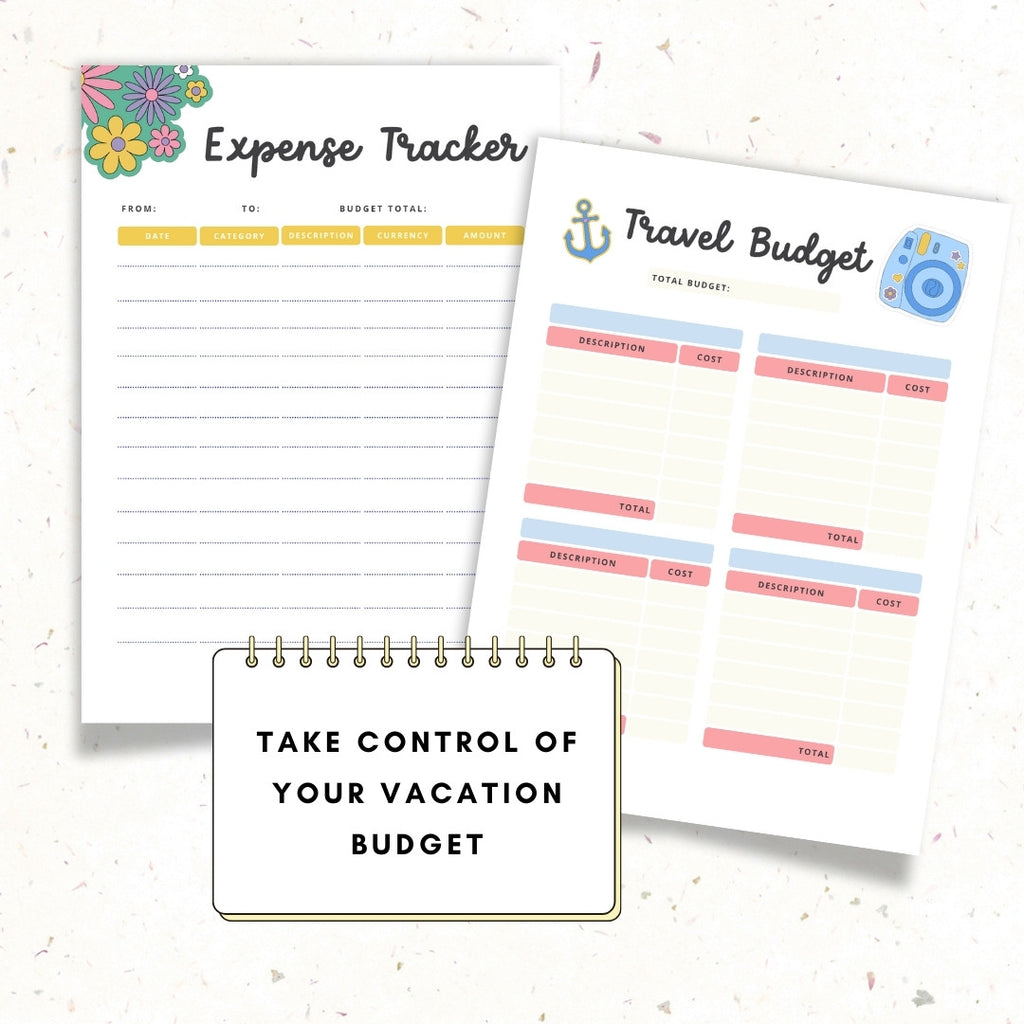 travel budget and expense planner