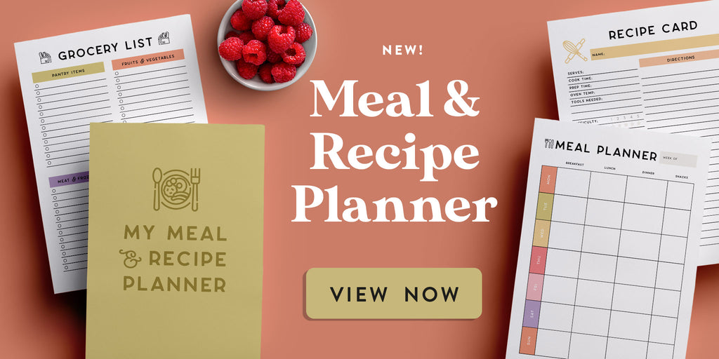 printable meal and recipe planner