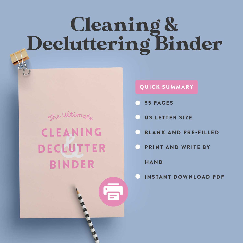 printable cleaning checklists to download