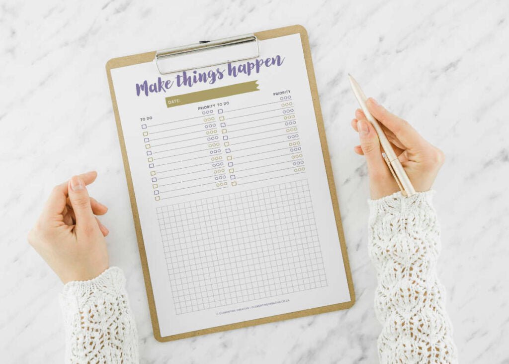 printable to do list