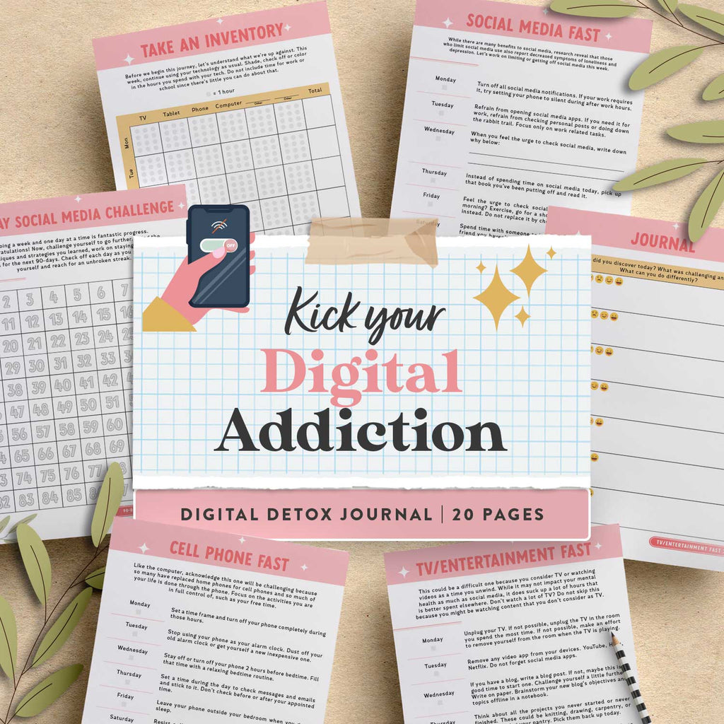 digital detox challenge journal