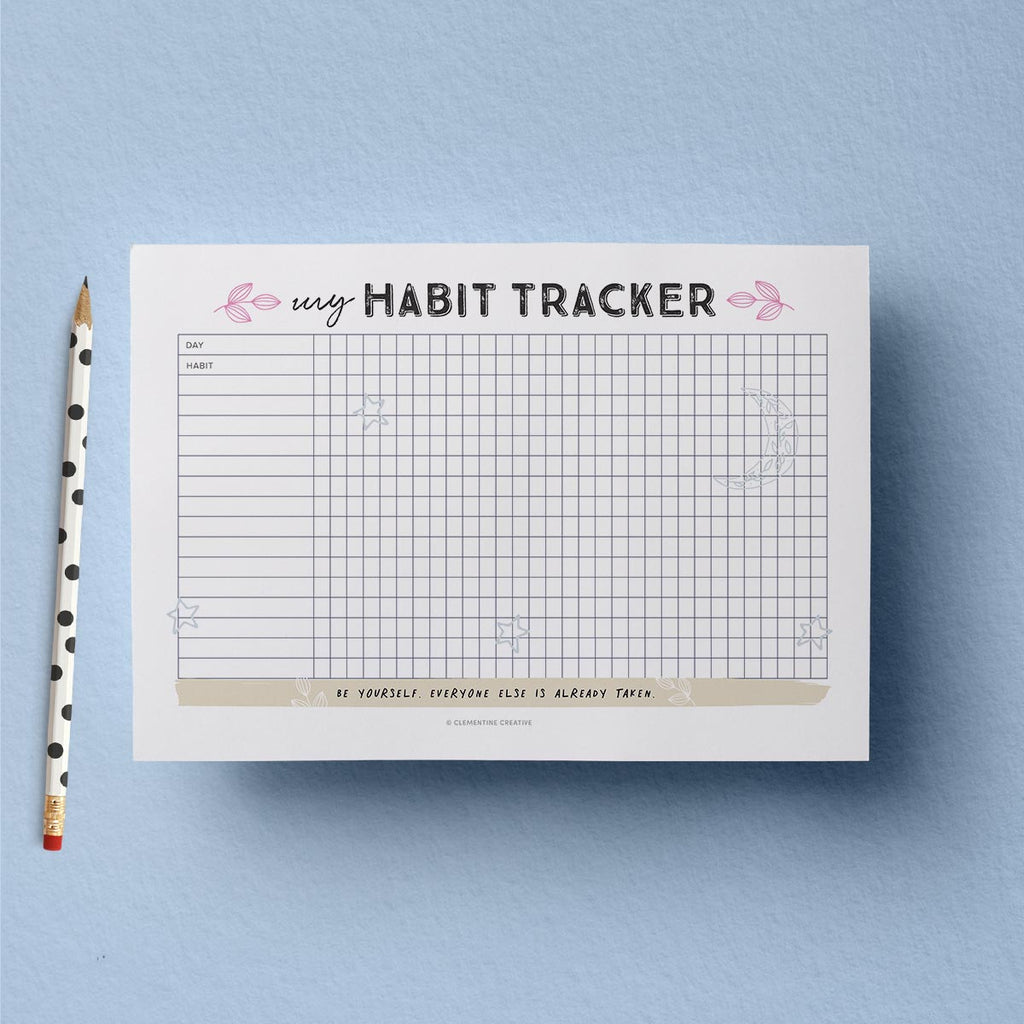 printable habit tracker