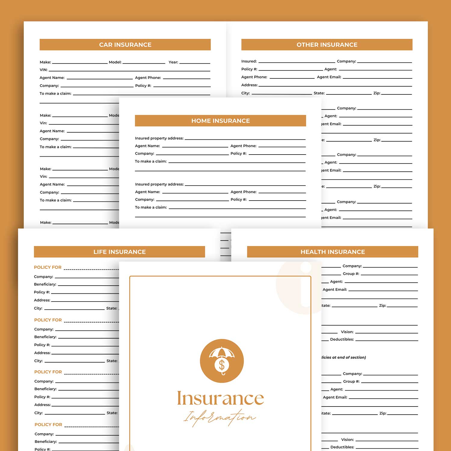 In Case of Death Organizer / Emergency Planner {Printable or Fillable – Clementine Creative in-case-of-death-organizer-emergency-planner-printable-or-fillable-clementine-creative