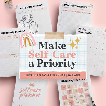 printable self-care planner