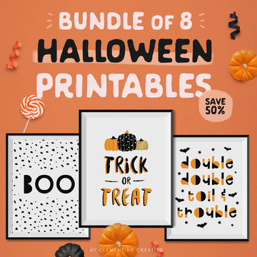 halloween wall art printables