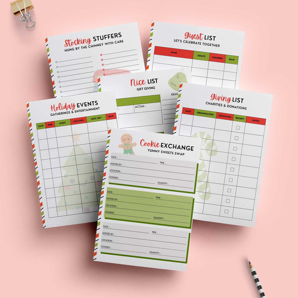 printable Christmas budget planner