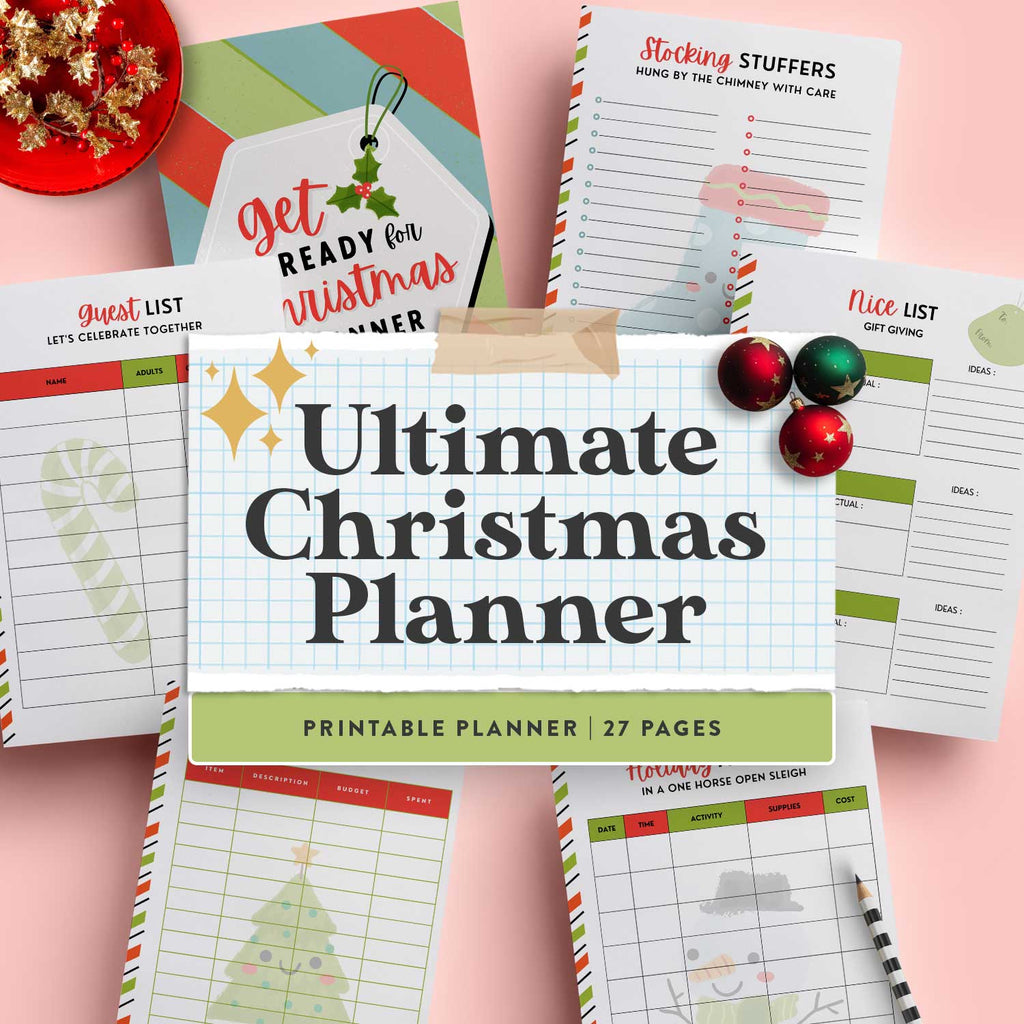 printable Christmas planner