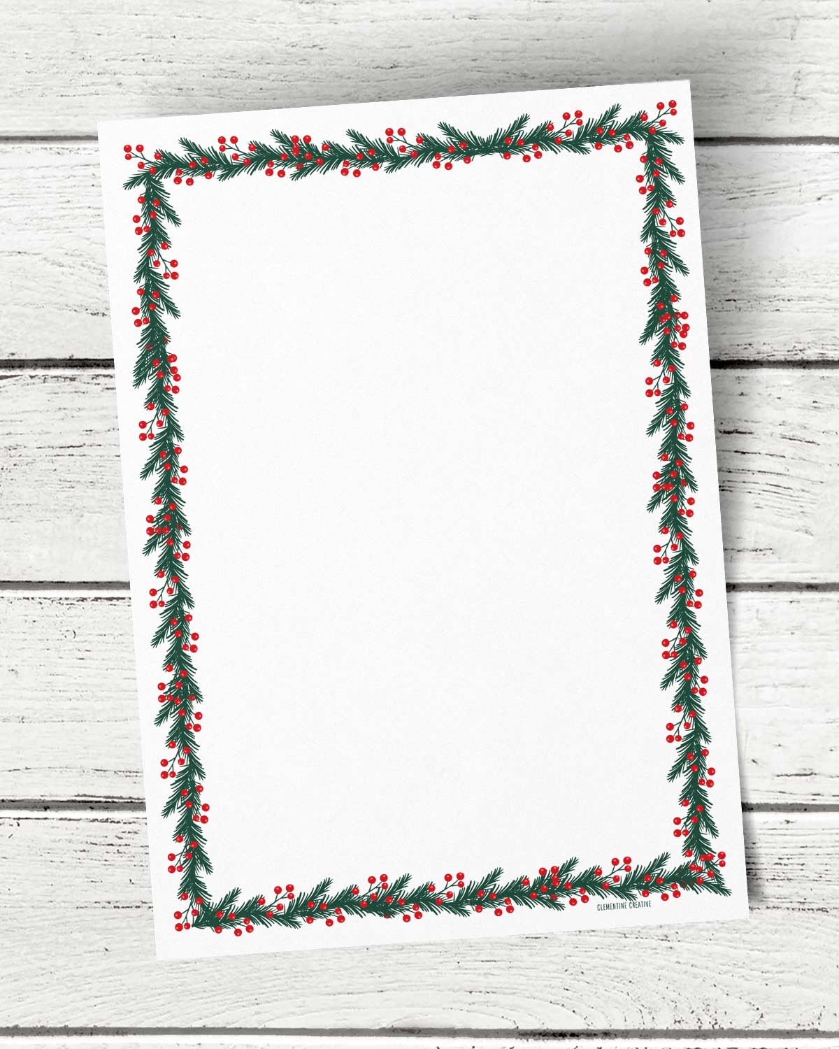 7 cute Christmas borders and framed papers Clementine Creative