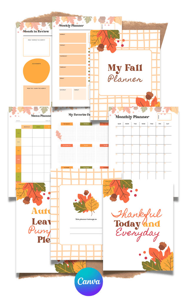 printable planner for commercial use