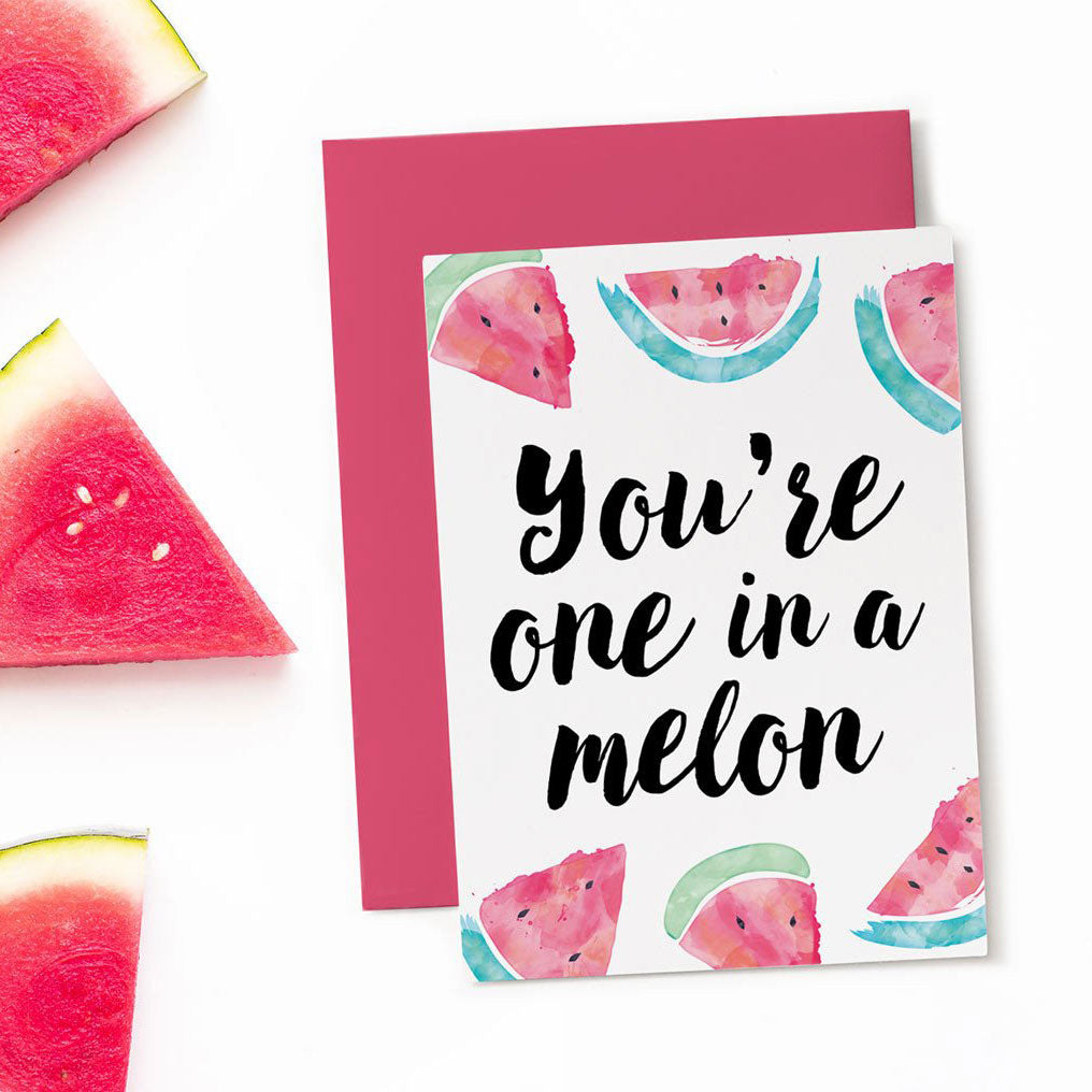 printable watermelon birthday card